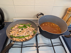 "Creating a broth"